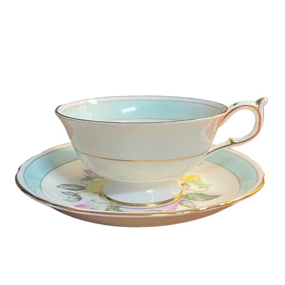 Vintage Paragon by Appointment Pansies Teacup and Saucer - Picture 7 of 9